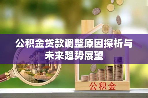 临沭公积金贷款调整原因探析与未来趋势展望